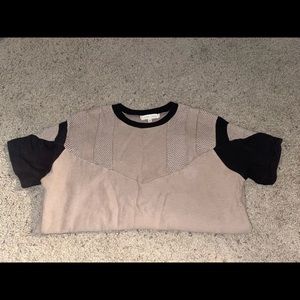 Brown and Gray Top